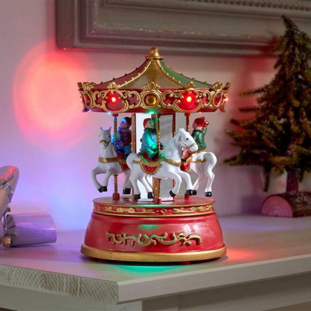 "Merry-Go-Round" Musikalisches Karrussell - Advent, Weihnachtsdeko, Spieluhr